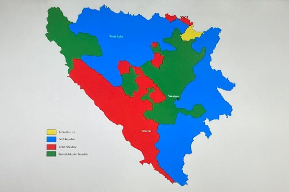 U Zagrebu predstavljena karta BiH sa tri entiteta