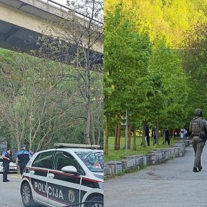 U toku potraga za osumnjičenim za ubistvo na Dobrinji, veliki broj policajaca na Darivi