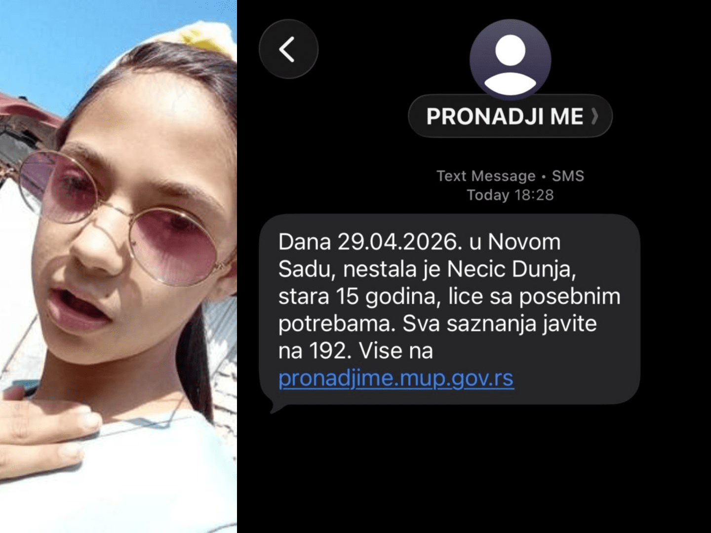 Uzbuna u Srbiji: Nestala djevojčica Dunja Necić, potraga u toku