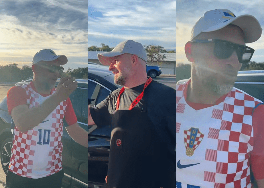 Video koji je oduševio region: Hrvat došao podržati Zmajeve uoči meča sa Švicarskom