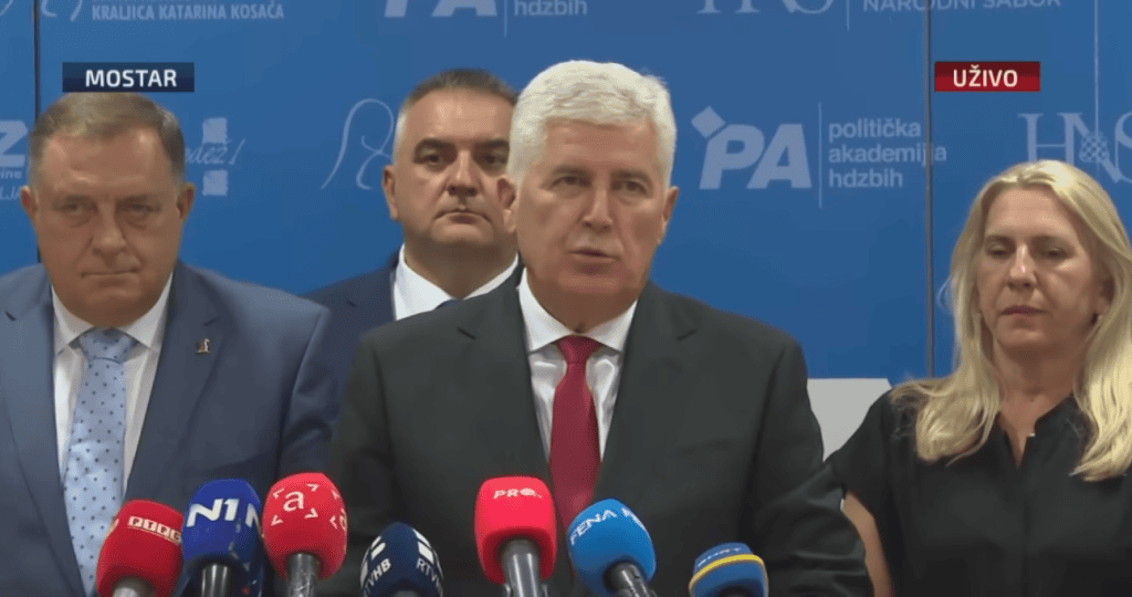 Čović nakon sastanka s Dodikom: Sve odluke visokih predstavnika treba staviti van snage