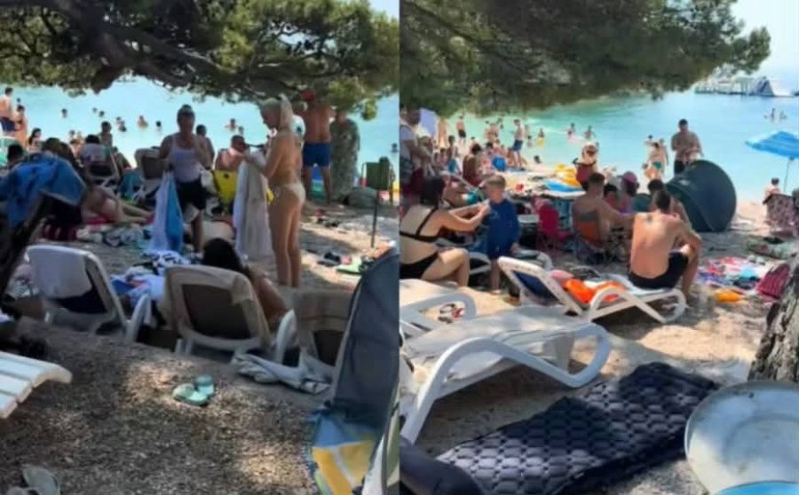 Video s popularne plaže na Jadranu izazvao brojne reakcije: "Ovo nije odmor, ovo je stres"
